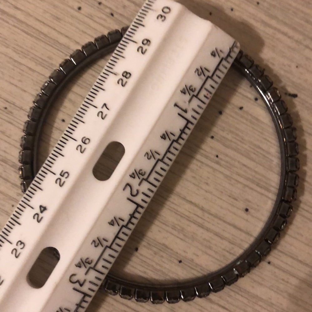 Rhinestone Bangle Bracelet - image 8